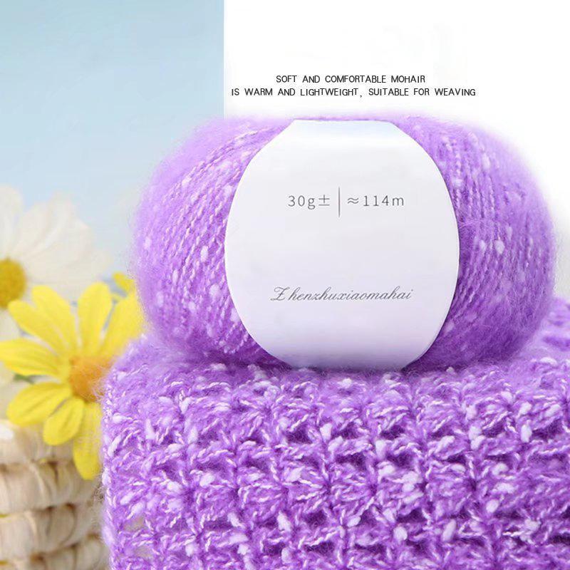 30г/моток Жемчуг Ручная работа Кашемировая шерсть Свитера Южноафриканский Мохер Пони Ремесла Толстая нить Шарф Мохеровая пряжа Сделай сам