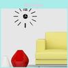 Sophisticated 3d Mirror Luxury Modern Diy Large Wall Clock For Unique Home Office Decor