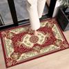 European Crystal Velvet Absorbent Floor Mat for Entrance, Bathroom, Bedroom, or Living Room - Washable.