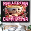 Personalized Ballerina Capuchina Background Tapestry,Custom Name Birthday Party,Multifunctional Wall Decoration for Home Decor,Various Occasions