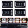 5-Inch 4x6 Square LED Headlight with Turn Signal for Trucks and Cars