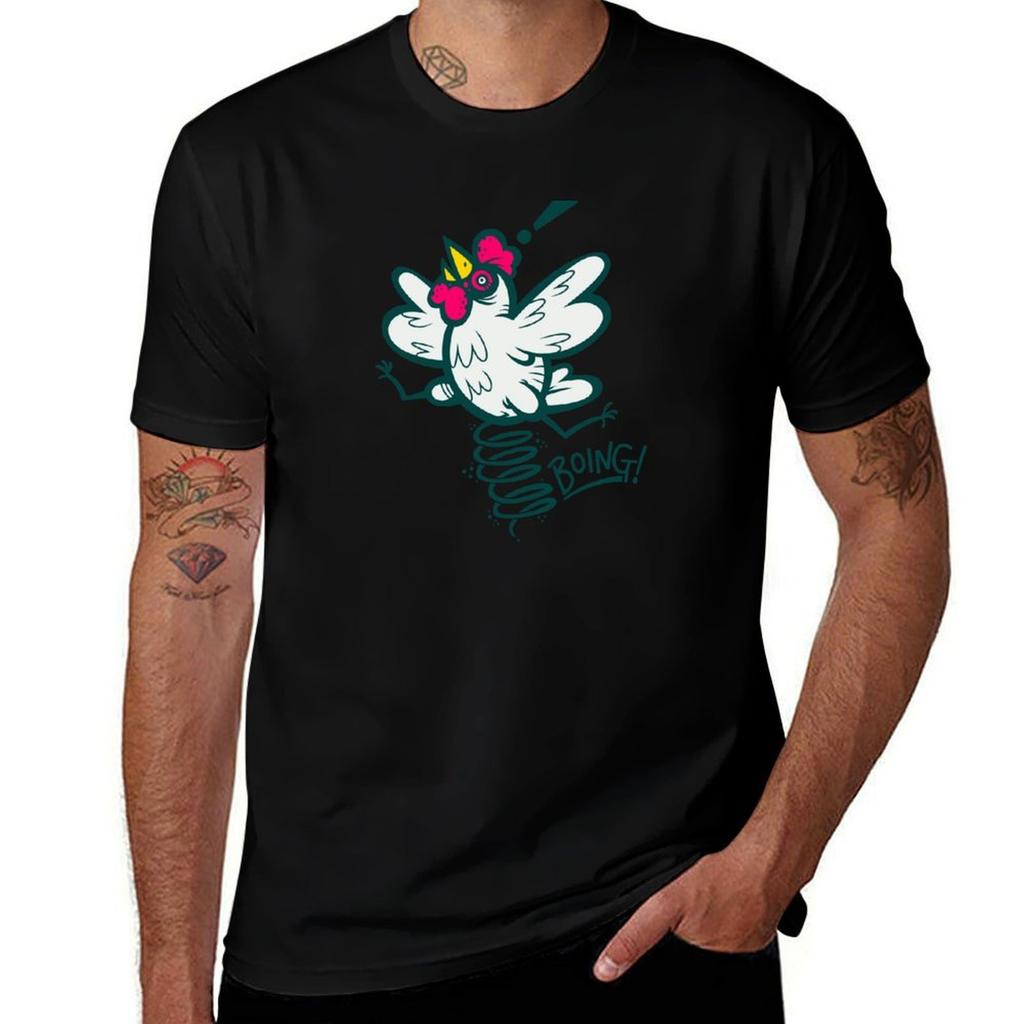 Spring Chicken TShirt Relaxed Casual Short Sleeve Tee