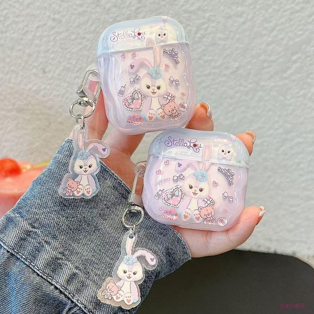 Purple Star Dailu bunny pendant for Apple earphone cover AirPods 1 wireless bluetooth case 1st generation pro1
