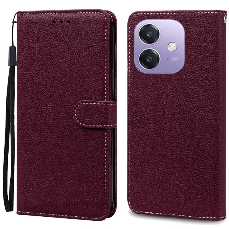 For OPPO A40 Case Flip Leather Wallet Covers For OPPO A40 Case Soft Silicone Book Cover For OPPO A 40 A40M Case Coque Fundas