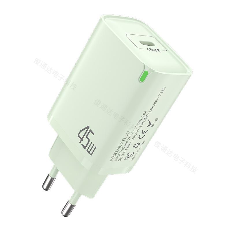 Быстрое зарядное устройство PD45W Macaron с портом Type-C для Apple, Huawei и Xiaomi