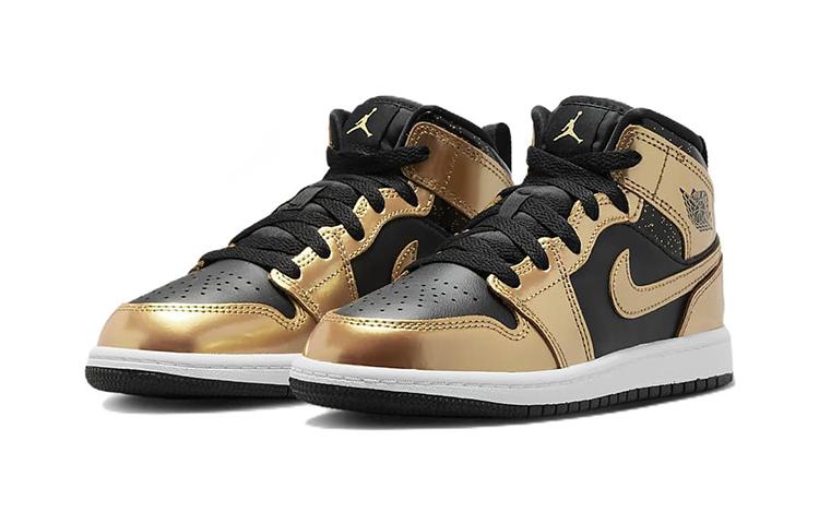 Jordan 1 Mid SE Металлический Золотой Черный PS DR6968-071