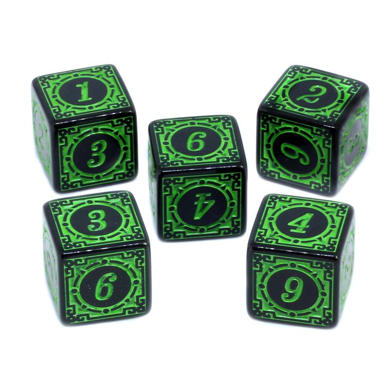 5/10/50 шт./компл. акрил 16 мм D6 цифровые квадратные угловые цифры 6-сторонние кубики для бара, паба, клуба, вечеринки для DND MTG, настольные игры