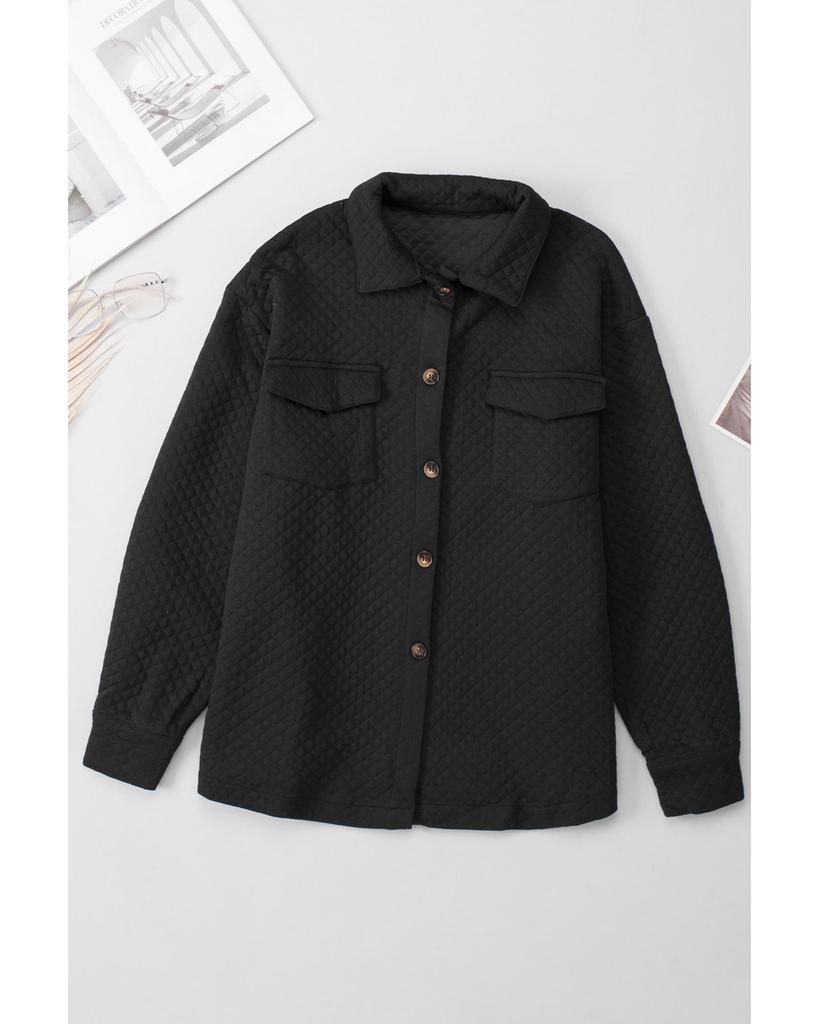 Azura Exchange Решетчатая текстура ретро-карман с клапаном на пуговицах