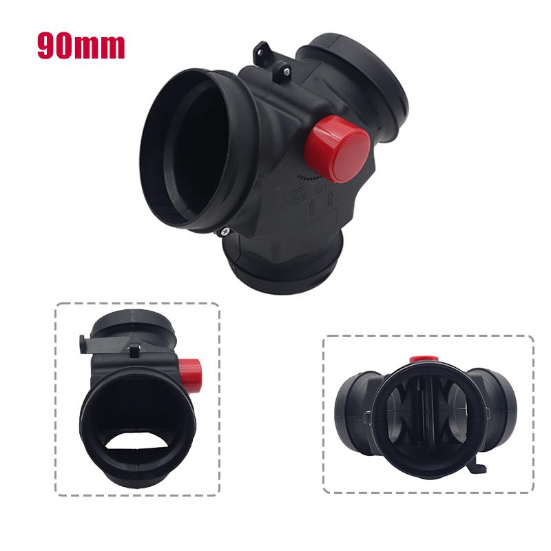 75MM/ 90MM/ 90MM до 75MM клапан заслонка регулируемый воздуховод дизельный нагреватель вентиляционный воздуховод Т-образный разветвитель выхлопная труба соединитель