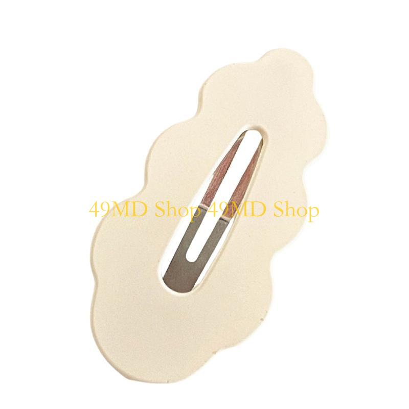 49MD Flat Clip Hairpin Barrettes Casual Cloud Headwear Bunches Clip Simple Hair Clip Photo Props