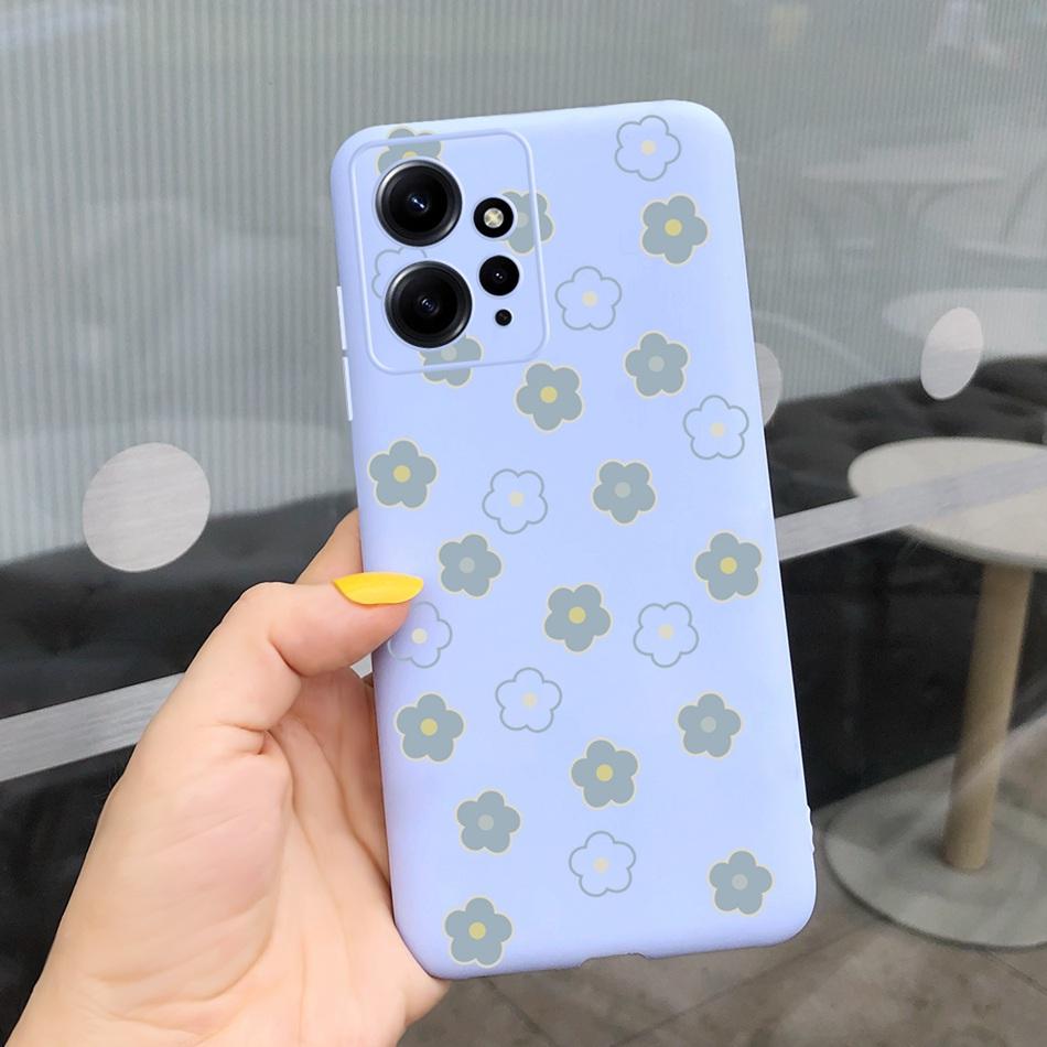 Чехол для Xiaomi Redmi Note 12 4G Note12 Pro Global Милый Подсолнух Конфетный Цвет Мягкий Силиконовый Чехол для Redmi Note 12 Pro 12Pro 5G