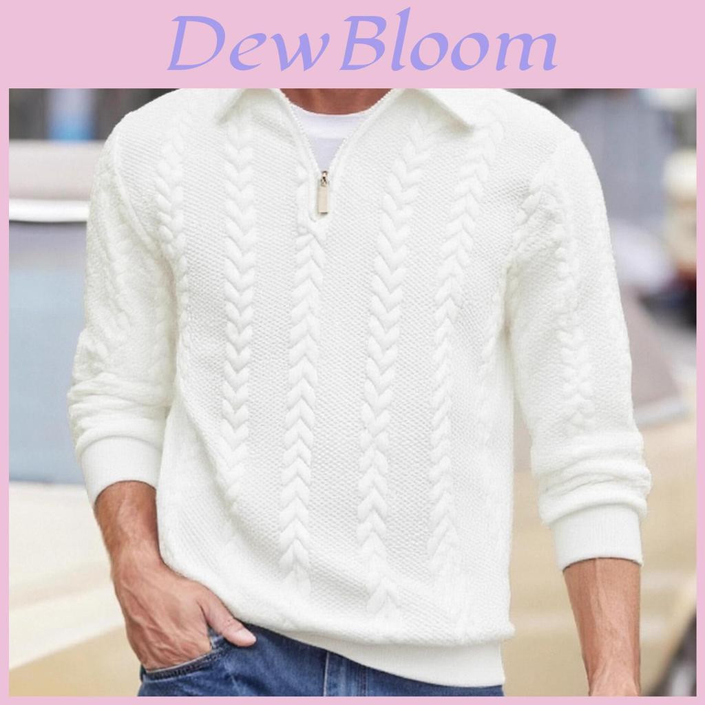 Hooded Zip Up Sweater For Men With Fleece Knit Fabric Casual Autumn Winter Wear