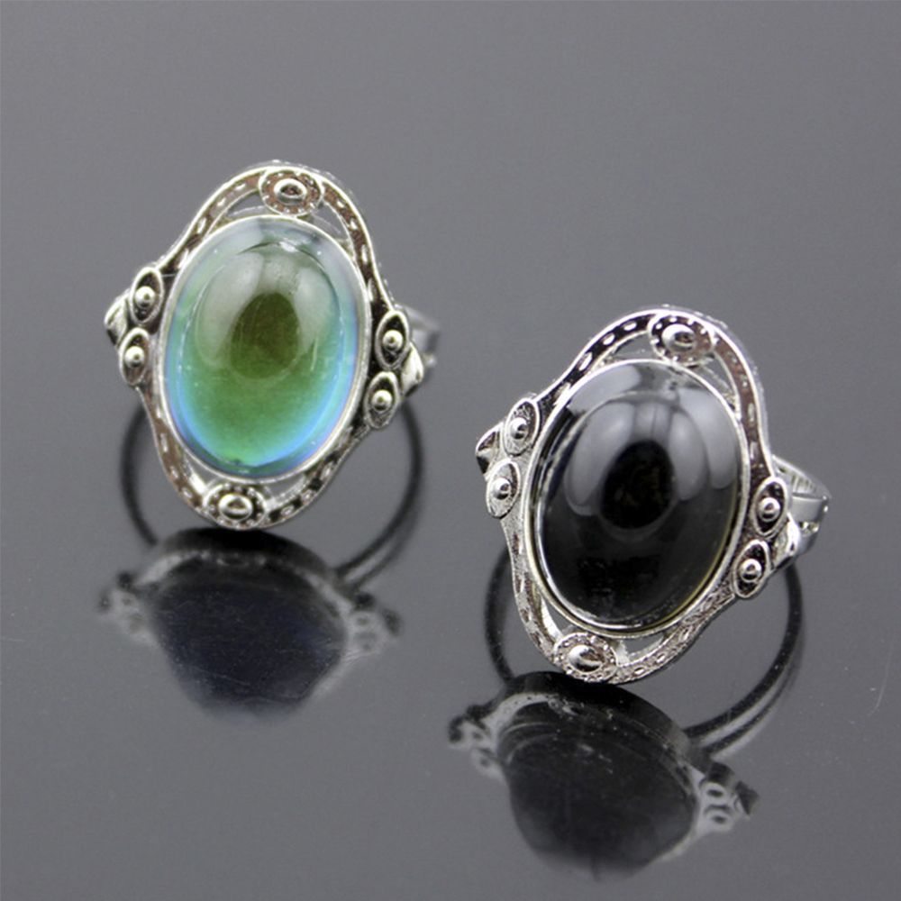 Funny Kids Adult Feeling Control Chic Adjustable Vintage Mood Changing Color Ring Temperature