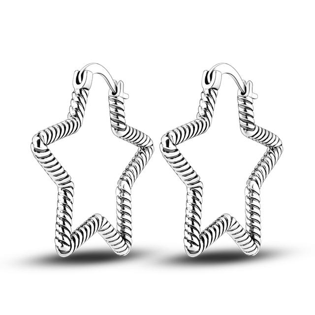 Новые серьги-гвоздики из серебра 925 пробы фиолетового цвета с цветком розы в форме сердца, сияющий синий циркон, оригинальные женские ювелирные изделия для свадебной вечеринки