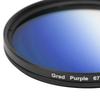 67mm Gradient Color Filter for and Fuji Camera SLR Lens Gradient Gradient Color Lens Filter Canon, Nikon, Olympus, Lenses, Filter, (Blue)