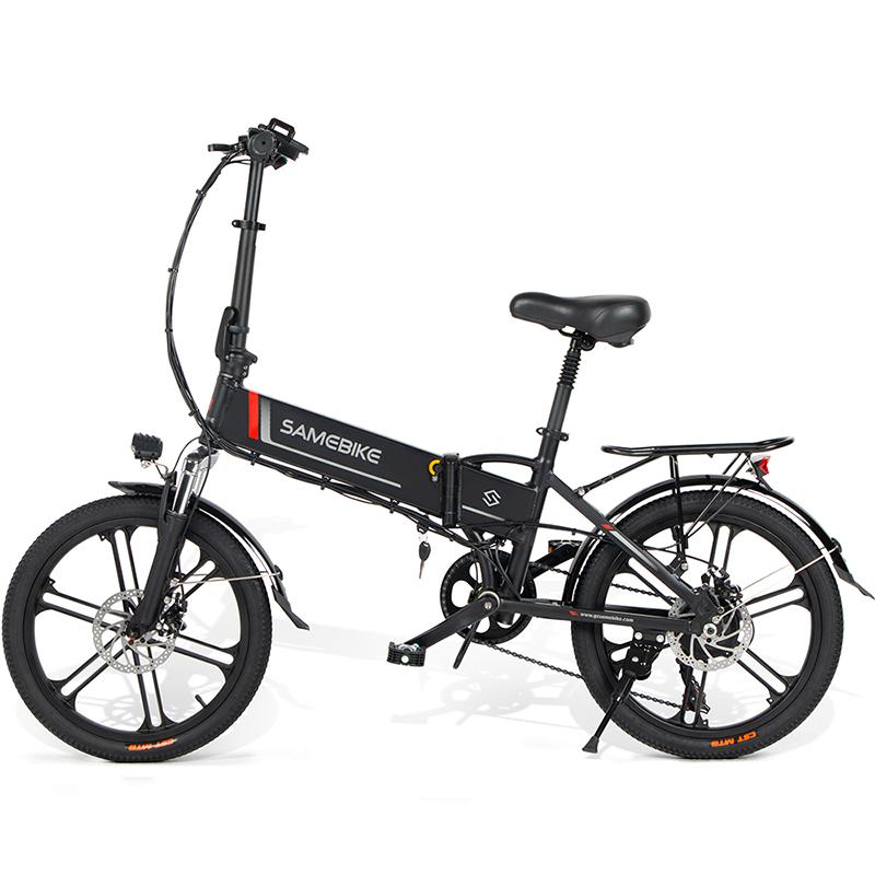 Складной электрический велосипед SAMEBIKE 20LVXD30-II 250 Вт 48 В 10,4 Ач Литиевая батарея 20-дюймовые колеса Городской электровелосипед для поездок на работу