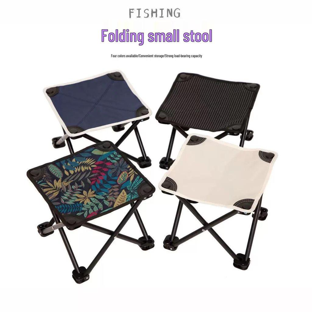 Portable Outdoor Folding Chair with Backrest for Camping, Fishing, and Art Sketching