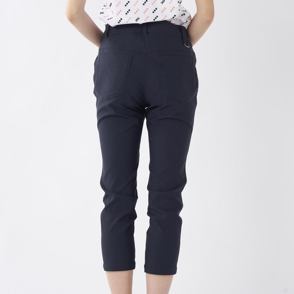 Marie Claire Women's 715372W NV Size L, Beautiful Silhouette Cropped Pants