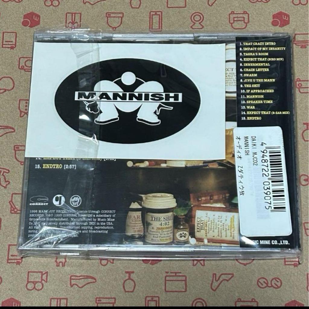 [USED] Mannish / Audio Sedative 1996 domestic distribution edition