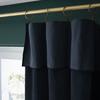 Rideau ajustable + 8 anneaux pince "César" 140 x 270 cm Velours de Coton - César Minuit