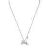 Vivienne Westwood Horse pattern necklace men's silver 630203IE-01P019