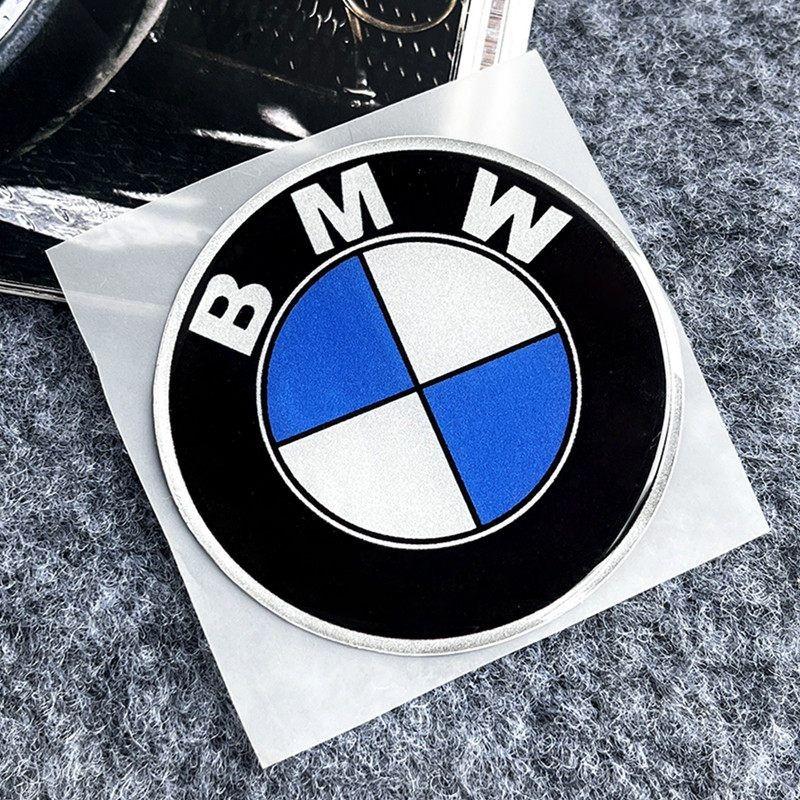 2Pcs 25mm 40mm 55mm 60mm Car Remote Key Emblem Sticker Car Wheel Hub Cap Center Sticker For BMW M Power I3 F15 F16 G20 E34 E36 GNTYA1