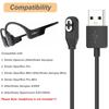 Зарядный кабель Nisyctk для Shokz Openrun Pro Mini, Aftershokz Aeropex и Opencomm, Магнитное зарядное устройство для костной проводимости наушников Shokz (3,3 фута/1 м)