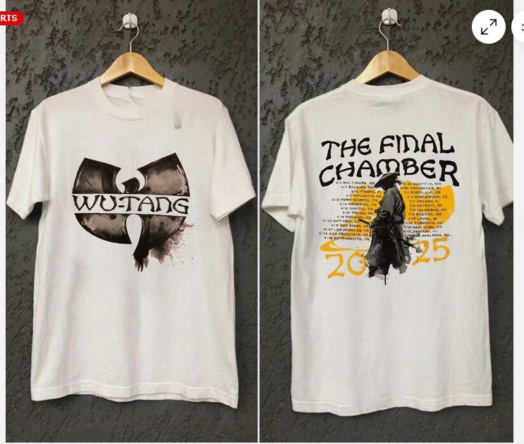 NEW Clan The Final Chamber Wu Tang Forever Tour 2025 TShirt reprint