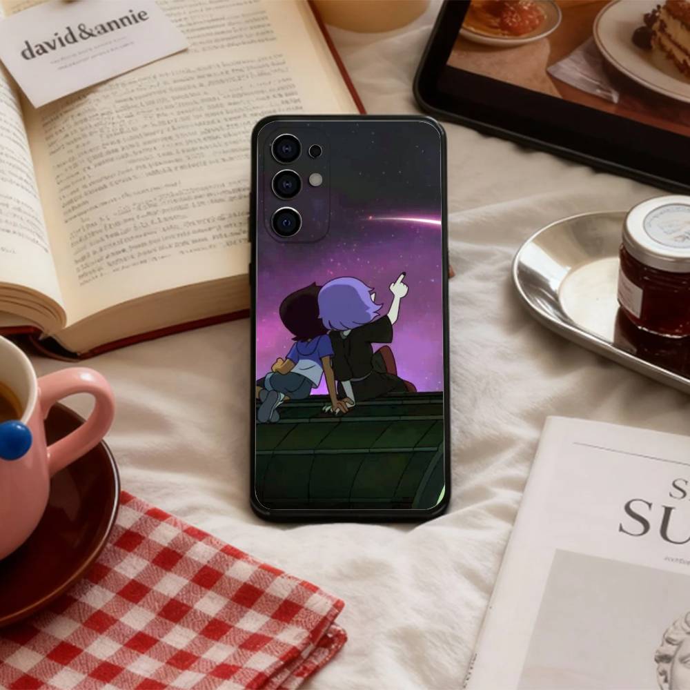 Чехол для телефона Luz and King The Owl House для Samsung S 25,24,23,22,30,21,10,9,Ultra,Plus,Lite,FE,4,5 G Мягкий Черный Чехол