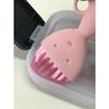 Marna Lunch Box Cleaning Brush, Pink (For Reaching Hard-to-Reach Corners of Lunch Box Lids) Small, K187P