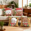 Рождественский медведь Бубу Дуду наволочка Лучший Дом Офис Кофейная подушка Диван Принт Декор Комната Магазин Автомобиль Скандинавская Простота