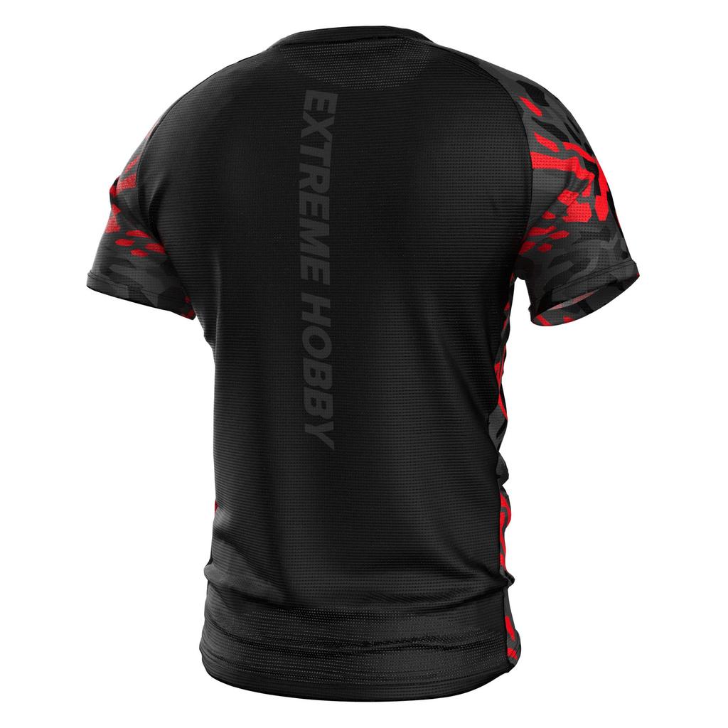 Extreme Hobby Black Panther Technical T-Shirt Black and Red M