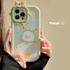 Симпатичный противоударный чехол Happy Duck Cartoon 3d 2 в 1 для Iphone 12 13 14 Pro Max Plus 11 Promax Ins Smiley Back Cover Capa