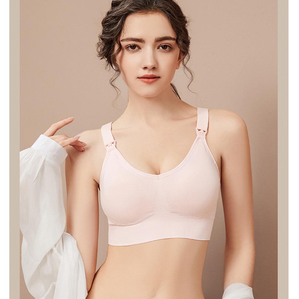 Нижнее белье для беременных и кормящих женщин, бюстгальтер большого размера с пряжкой спереди, регулируемый тип для кормления, тонкий бюстгальтер, не провисающий