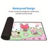 Chibi Characters Cherry Blossoms Large Gaming Mouse Pad Nonslip Rubber Base Waterproof Desk Mat For Office Pc Laptop