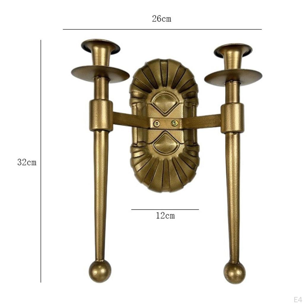 Подсвечник для настенного монтажа, конусная подставка для спальни и гостиной