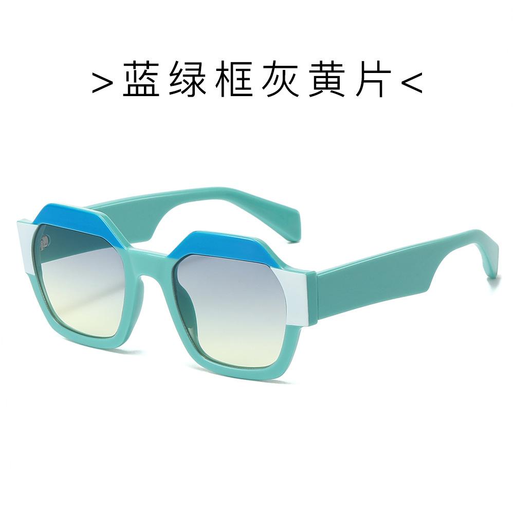 Солнцезащитные очки Модные уличные солнцезащитные очки Персонализированные многоугольные солнцезащитные очки Женские