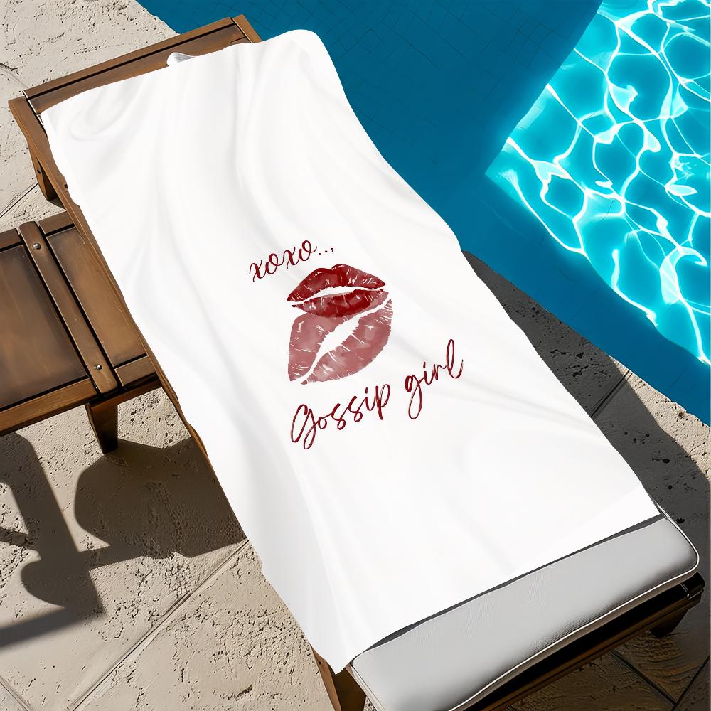 G-Gossip TV G-Girl Полотенце Пляжное Быстросохнущее Мягкое Бассейнные Полотенца Подарок для Путешествий Спортзал Душ Кемпинг спорт