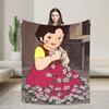Heidi, Girl of the Alps  Blanket  Warm Print Plush Throw Blanket For Living Room Picnic Flannel Bedspread Bed Cover