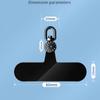 Hanging Cord Metal Phone Patch 360° Rotatable Phone Card Clip Phone Lanyard Gasket  Replacement