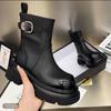 2025 Stylish Thick-Soled Platform Martin Boots - Versatile British-Style Women's Fashion Footwear