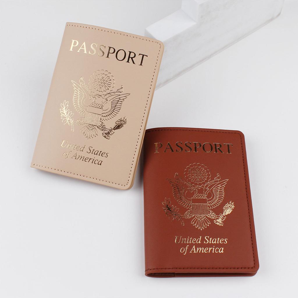 Passport Holder ID Credit Card Ticket Holder Document Organizer for Men Women Unisex Travel Passport Cover Case Portable