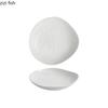 Керамическая тарелка для салата Pure White Ripple Ресторанная неровная глубокая тарелка Толстая тарелка для супа Сервировочные тарелки Креативная посуда