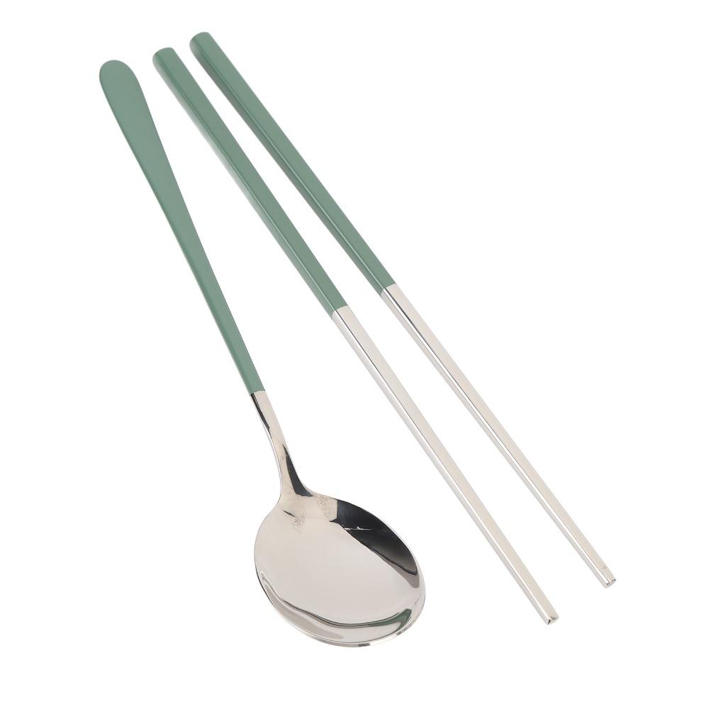 1set 304 Stainless Steel Reusable Utensils Set Reusable Stainless Steel Silverware For Lunch
