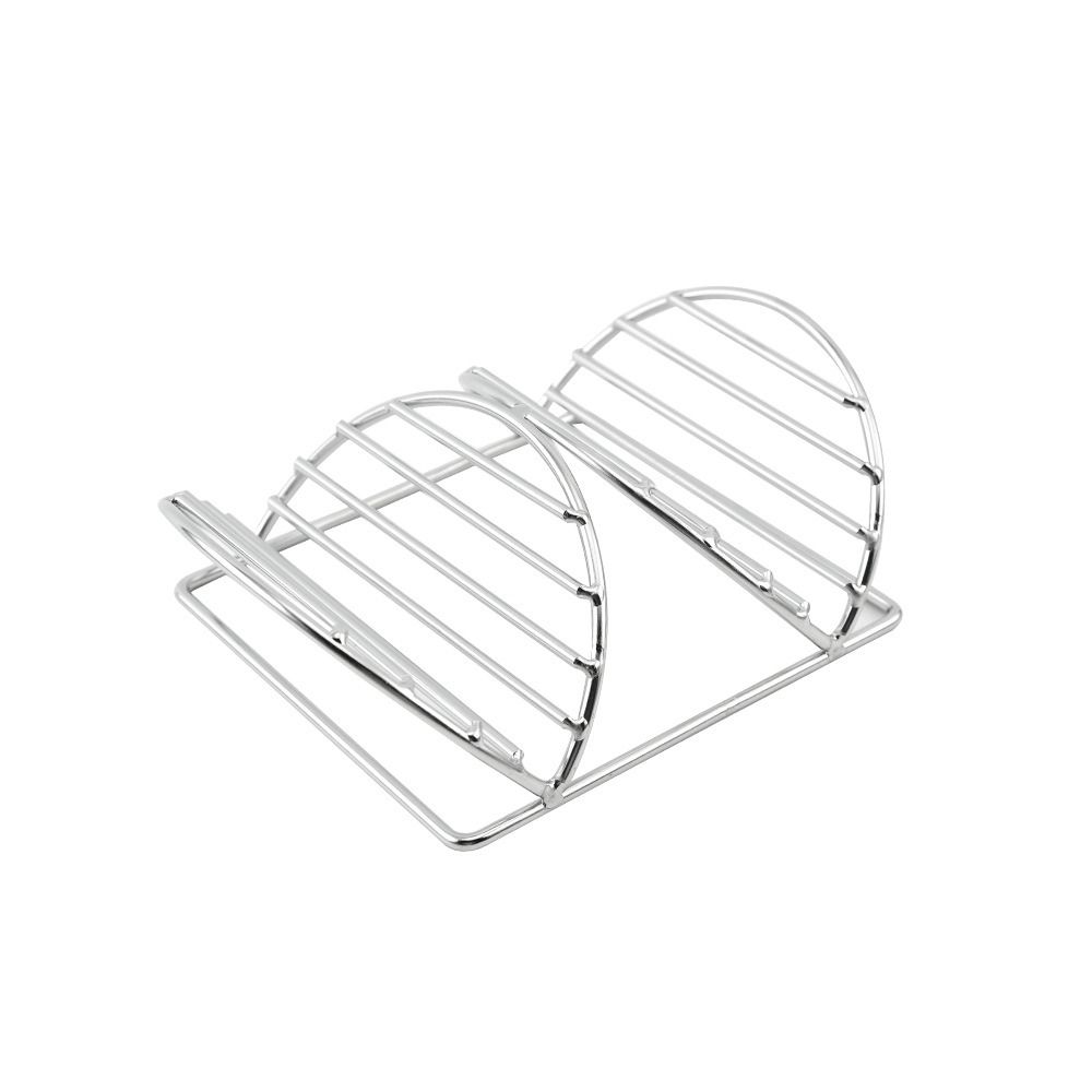 Handle Stainless Steel Wave Shaped Kitchen Tools Tray Plate Taco Holder Taco Shell Stand