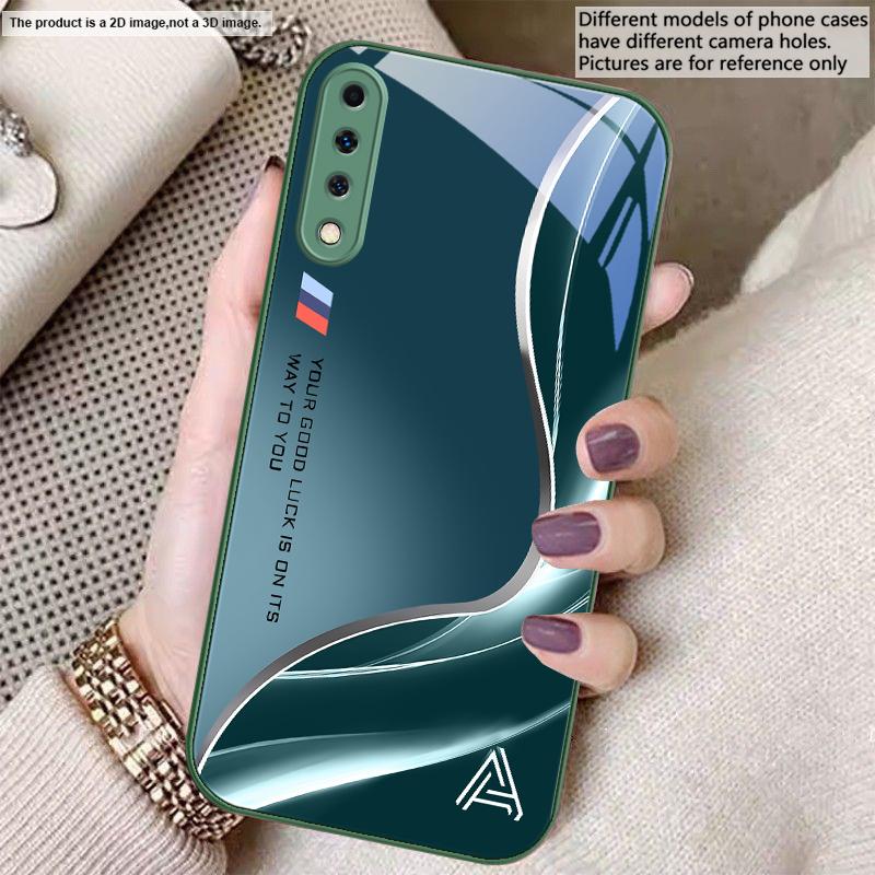 Зеленая удача идет Для Samsung A20 30 22 23 24 25 26 31 32 A33 34 35 42 50 51 52 53 54 55 56 70 71 72 73 стеклянный чехол для телефона