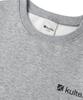 KULTE 811 Standard Fit Leather Icon Sweatshirt Melange Grey