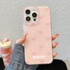 Корейский чехол для iPhone 17 Promax IMD Двухслойный Милый Бант Яблоко 16 Защита от падений
