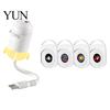 Flexible Gooseneck Projector USB Star Night Light, Starry Sky Lamp with Film Slides, Touch Dimming Powered Light & Timer, Neck LED for Bedroom