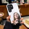Чехол для телефона Singer S-Sydney Sweeney для Samsung A25 A13 A33 5G A54 A36 A35 A56 A52 A14 Ударопрочный стеклянный чехол